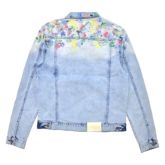 Staple Pigeon Light Stone Wash DENIM Jean Jacket - Picture 7 of 8